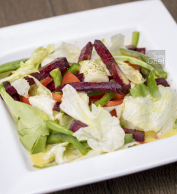 Mixed Veggies Salad With French Dressing Recipe